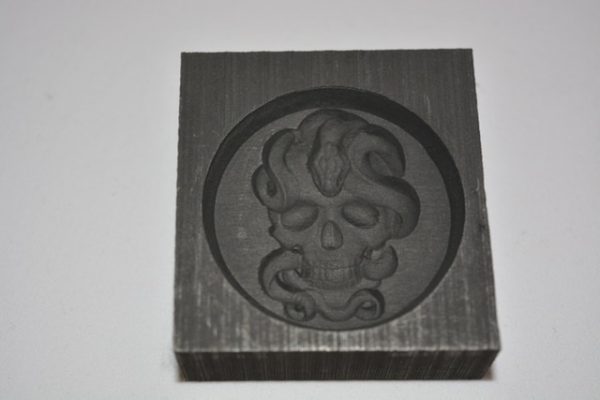 Skull and Snake Graphite Mold