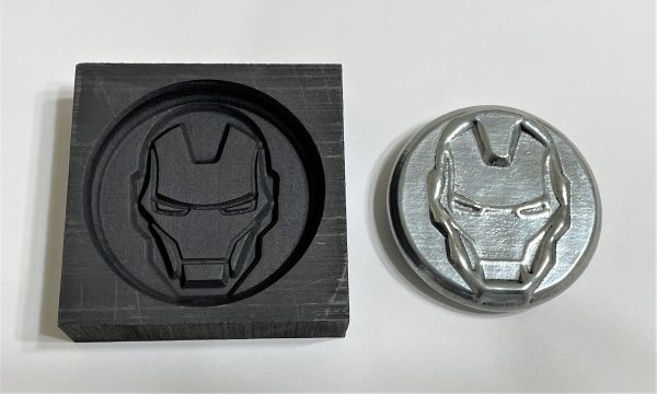 Iron Man Graphite Mold and Coin