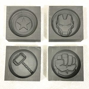 4 Pack Avengers Graphite Molds