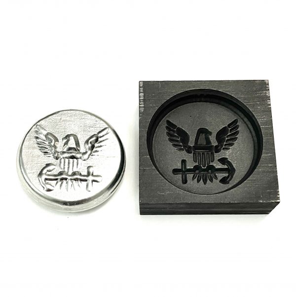 US Navy Graphite Mold and Coin