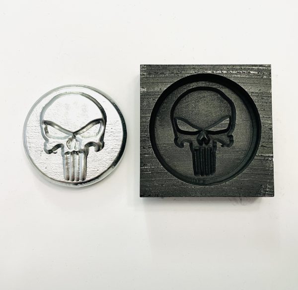 Punisher Graphite Mold and Coin