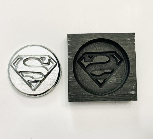 Superman Graphite Mold and Coin