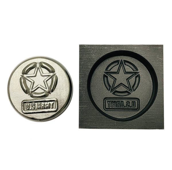 US Army Graphite Mold and Coin