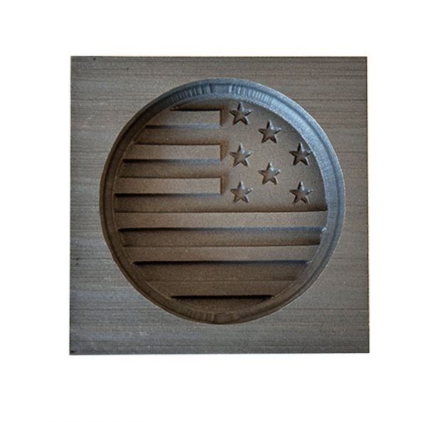 American Flag Graphite Coin Mold